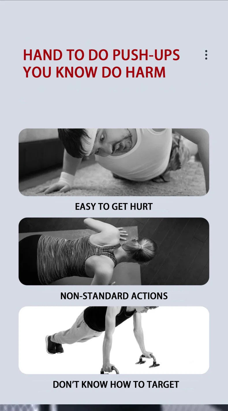 Push-up Board Set - Multifunktionales Liegestütz-System für Brustaufbau
