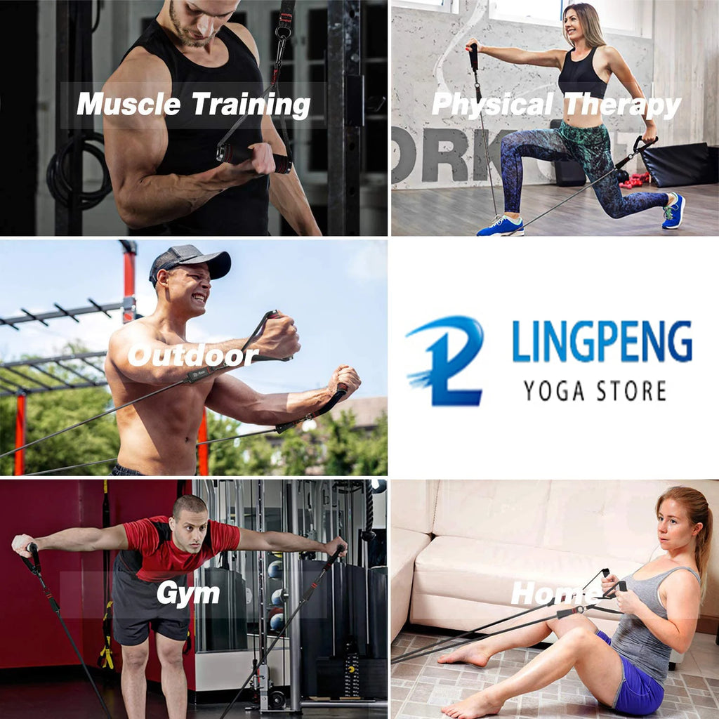 Premium Widerstandsbänder Set - Bis 250 LBS - Dein komplettes Home-Gym