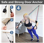 Premium Widerstandsbänder Set - Bis 250 LBS - Dein komplettes Home-Gym