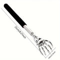 Teleskop Rückenkratzer Edelstahl - Ausziehbar 21-58cm für Rücken & Massage