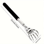 Teleskop Rückenkratzer Edelstahl - Ausziehbar 21-58cm für Rücken & Massage