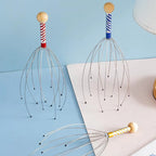 Kopfmassagegerät Octopus - Edelstahl Kopfhaut Massager für Entspannung & Stressabbau