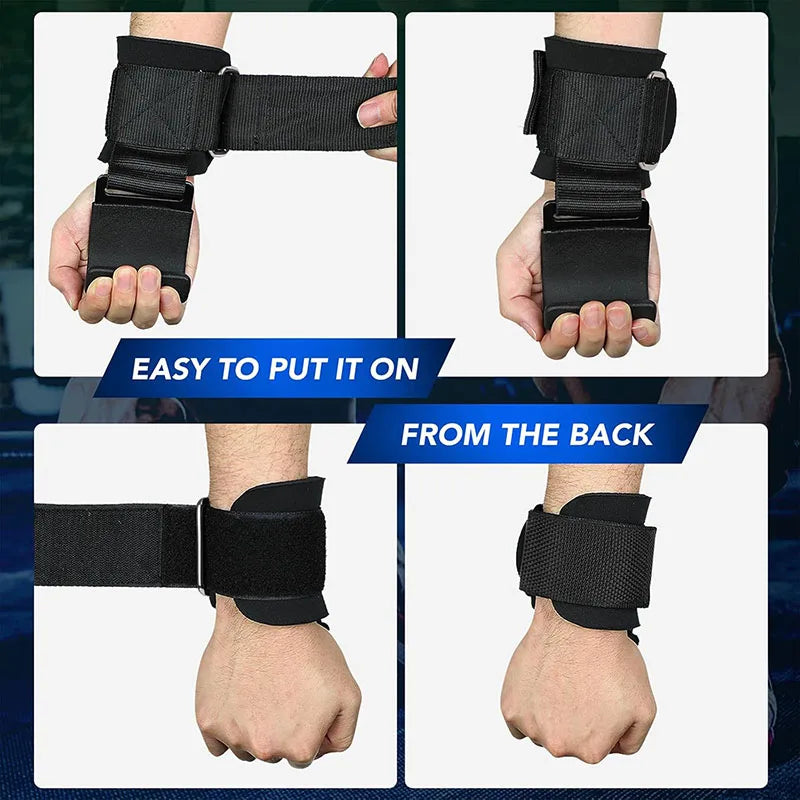 Professional lifting hooks with wrist support - lifting aids for heavy weights