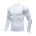 Men's Compression Running Shirt - Quick-Dry Sports T-Shirt for Training