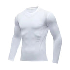 Men's Compression Running Shirt - Quick-Dry Sports T-Shirt for Training
