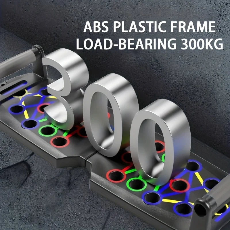 Push-up Board Set - Multifunktionales Liegestütz-System für Brustaufbau