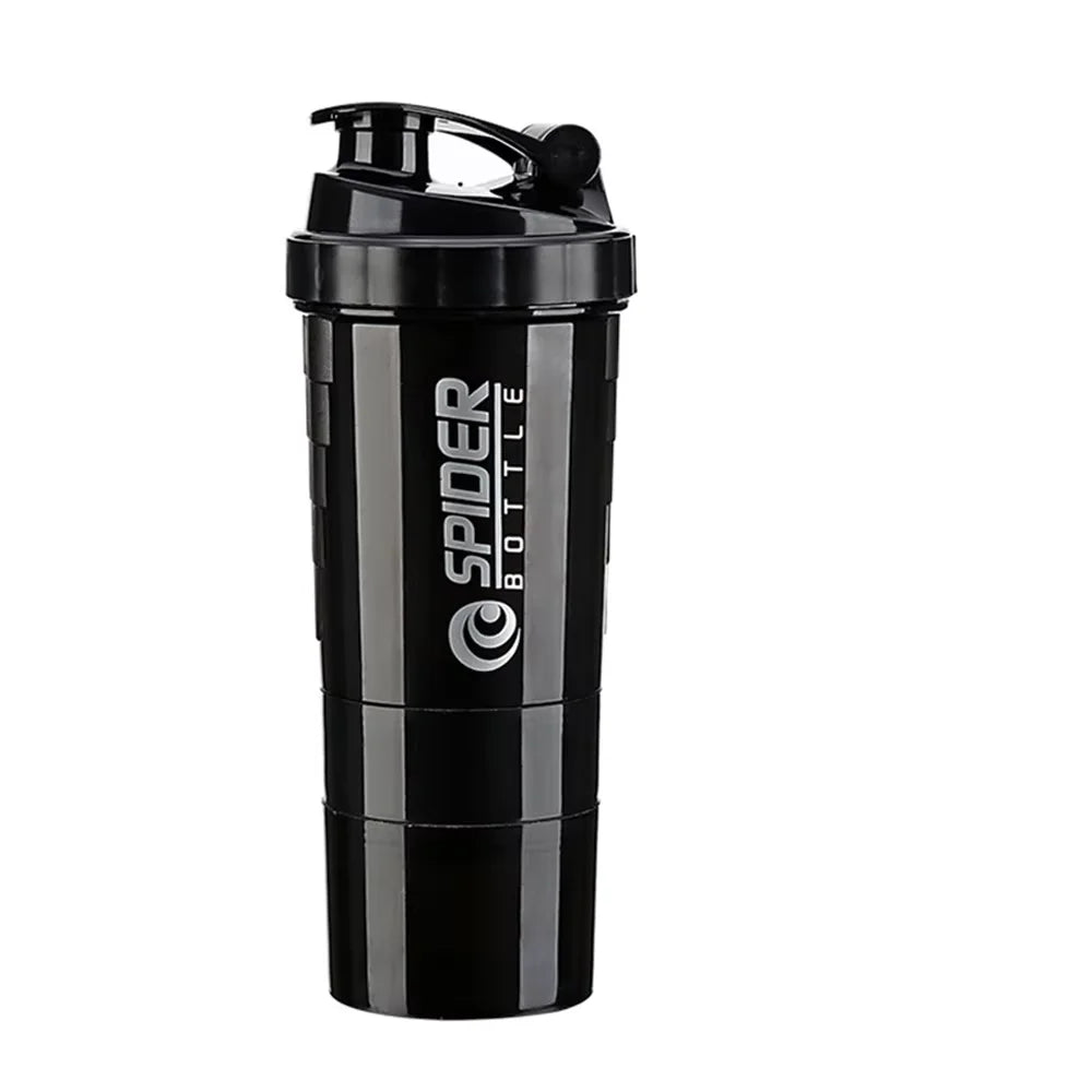 Premium Protein Shaker 3-Schichten - BPA-frei für Fitness & Gym