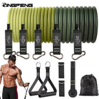 Premium Widerstandsbänder Set - Bis 250 LBS - Dein komplettes Home-Gym