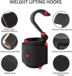 Professional lifting hooks with wrist support - lifting aids for heavy weights