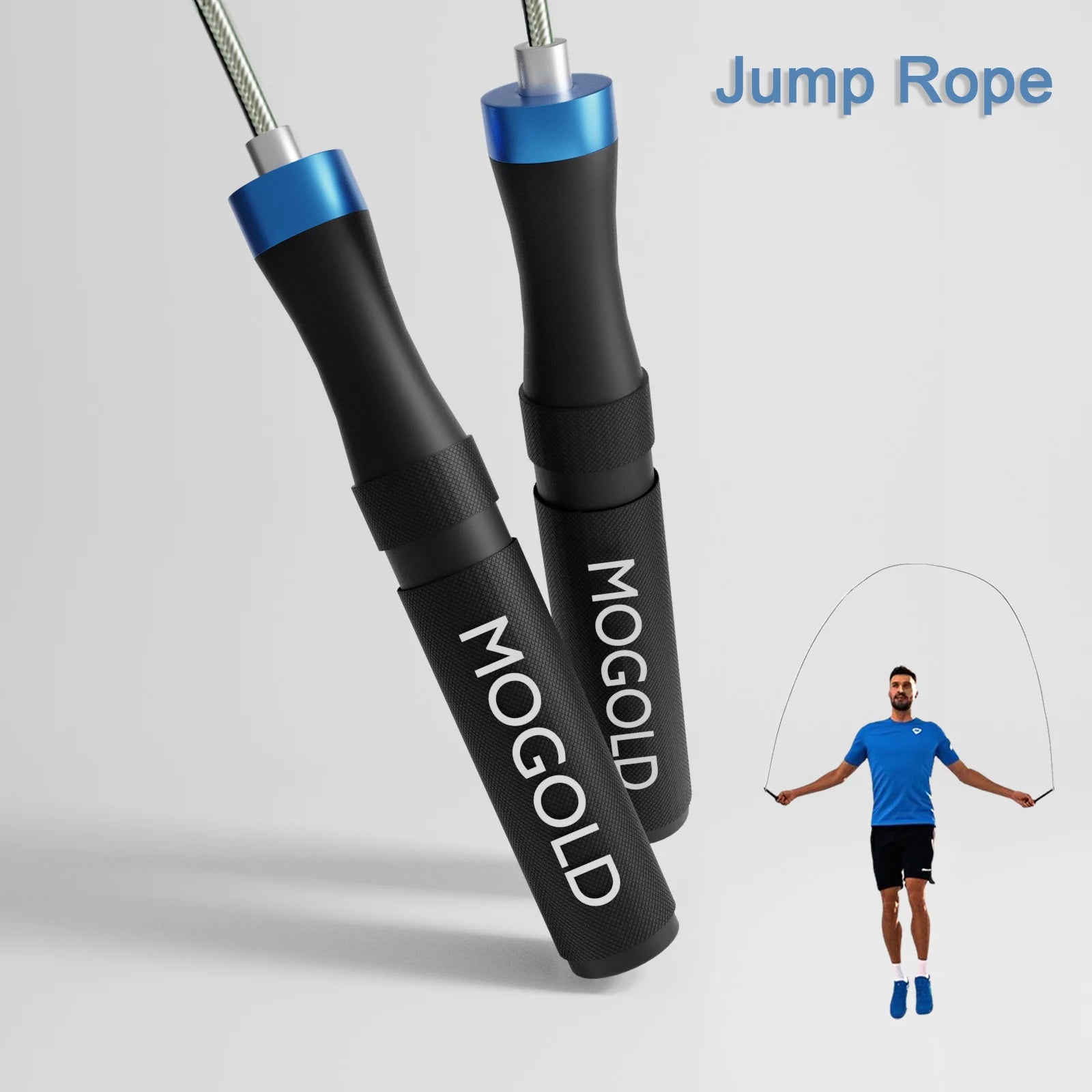 Profi Springseil Speed Rope - Verstellbar mit Kugellagern für Fitness