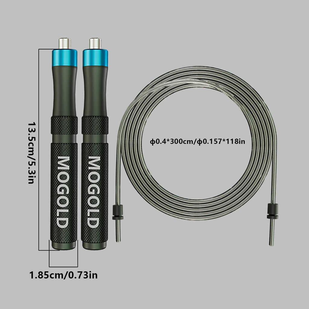 Profi Springseil Speed Rope - Verstellbar mit Kugellagern für Fitness