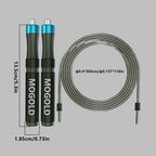Profi Springseil Speed Rope - Verstellbar mit Kugellagern für Fitness