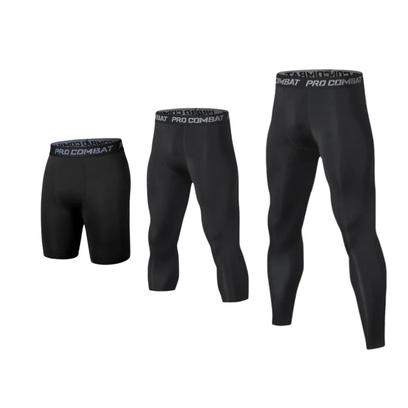 Herren Kompressionshose - Cool-Dry Leggings für Sport & Training
