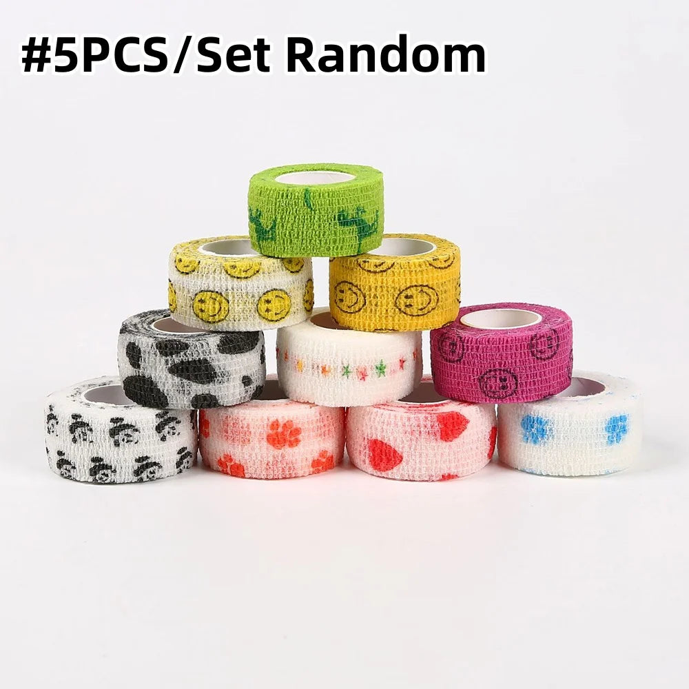 Sport Tape 5er Set - Selbstklebende elastische Bandagen für Gelenke