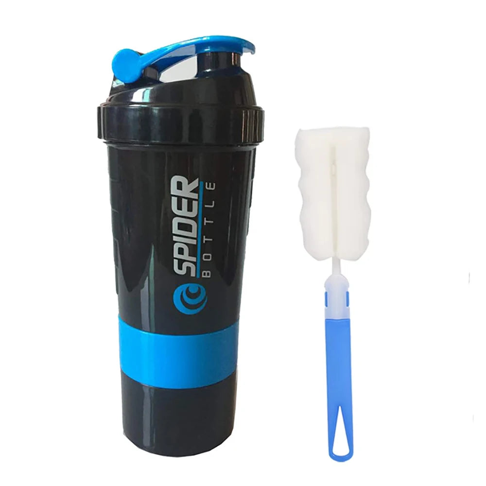 Premium Protein Shaker 3-Schichten - BPA-frei für Fitness & Gym