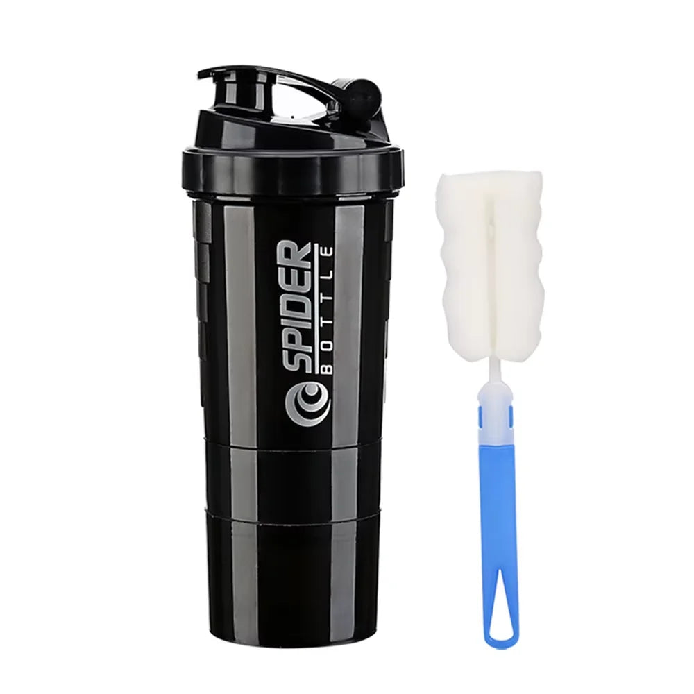 Premium Protein Shaker 3-Schichten - BPA-frei für Fitness & Gym